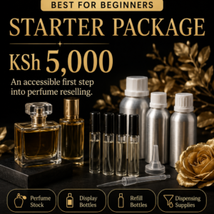 Bliss Organic Glow Starter perfume business package, KSh 5,000