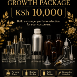 Bliss Organic Glow Growth perfume business package, KSh 10,000