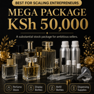 Bliss Organic Glow Mega perfume business package, KSh 50,000