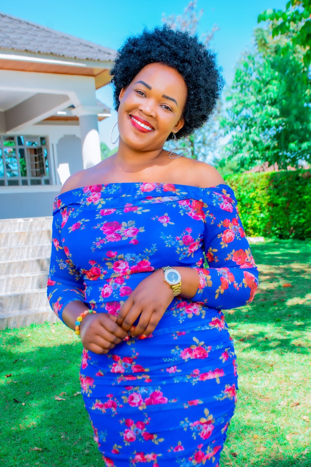 Portrait of the founder and owner of Bliss Organic Glow