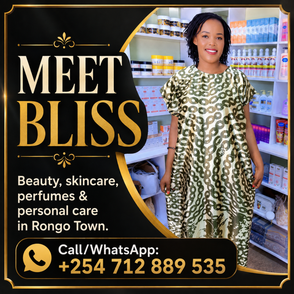 Inside Bliss Organic Glow in Rongo Town